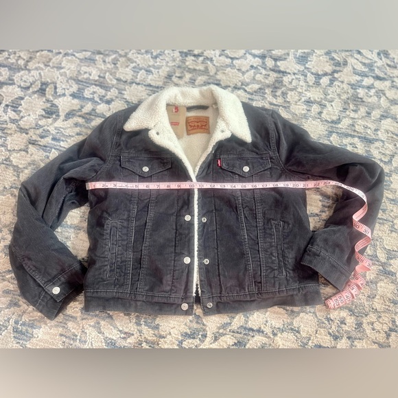 Levi’s Trucker Corduroy Sherpa Jacket NWT - Picture 7 of 9
